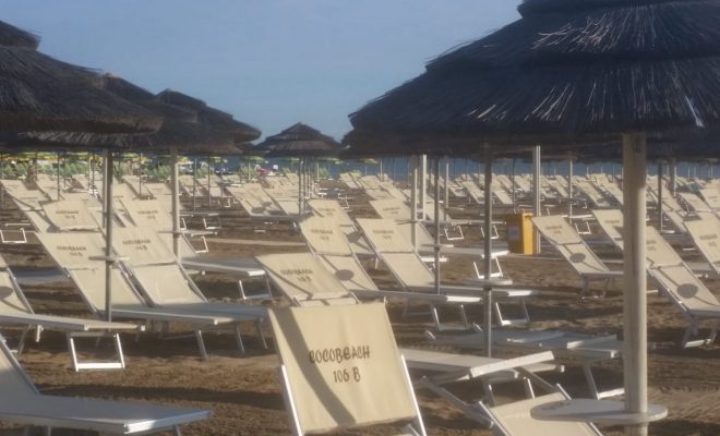 Rimini bagno cocobeach spiaggia